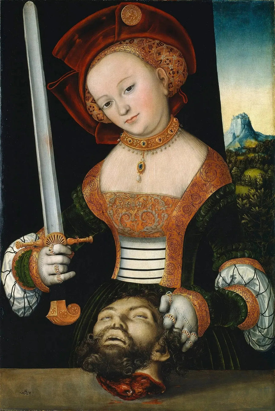 Judith com a cabeça de Holofernes - Lucas Cranach, o Velho