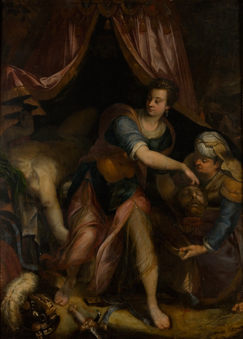 Judith com a cabeça de Holofernes - Denis Calvaert