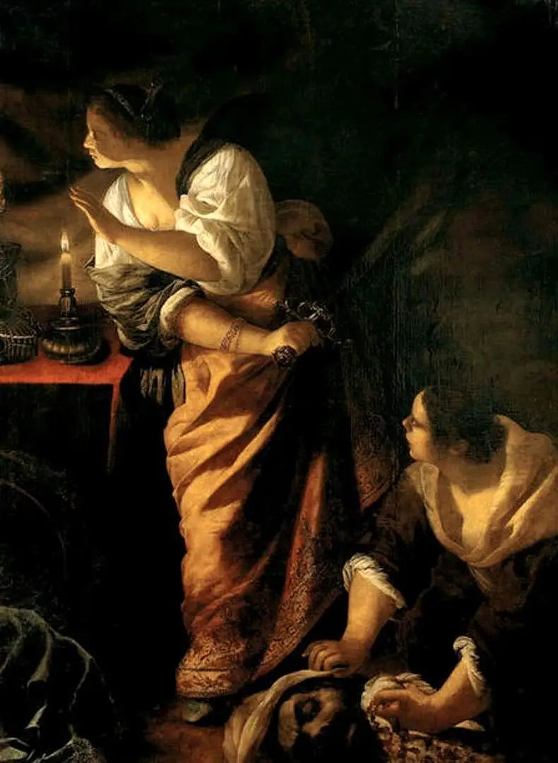 Judite e sua serva com a cabeça de Holofernes - Artemisia Gentileschi