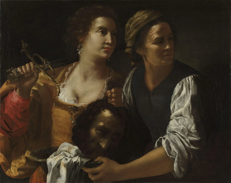Judite e sua serva com a cabeça de Holofernes - Artemisia Gentileschi