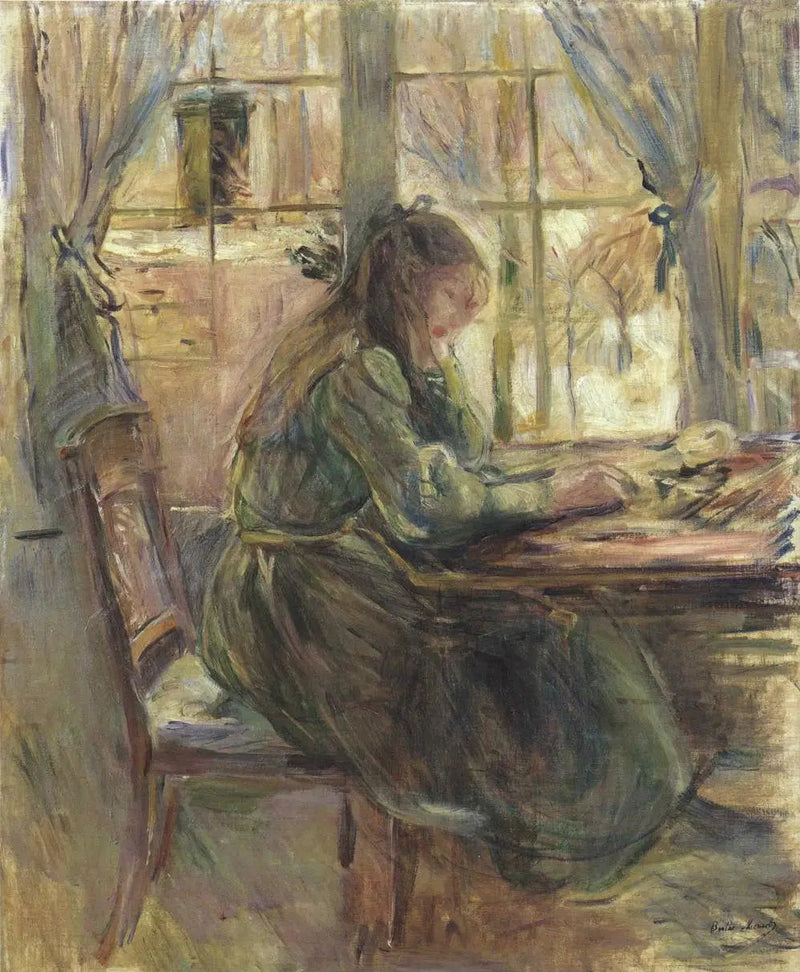 Julie à table - Berthe Morisot