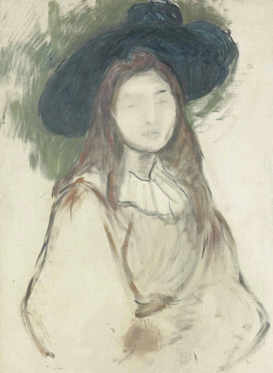Julie Manet com o chapéu Liberdade - Berthe Morisot
