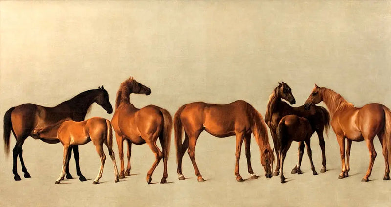  éguas e potros sem antecedentes - George Stubbs