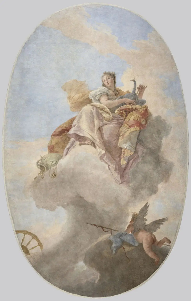 Junon no meio das nuvens - Giovanni Battista Tiepolo