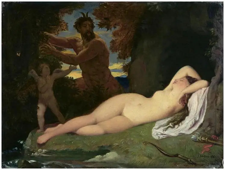 Júpiter e Antíope - Jean-Auguste-Dominique Ingres