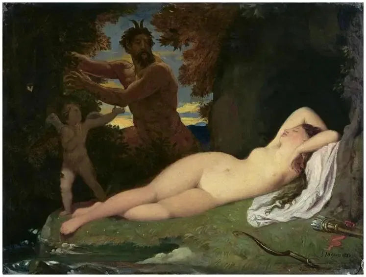 Júpiter e Antíope - Jean-Auguste-Dominique Ingres