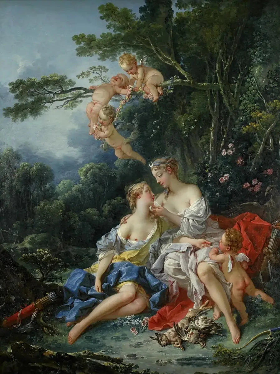 Júpiter e Calisto - François Boucher