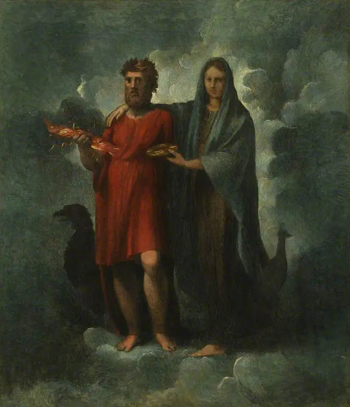 Júpiter e Juno - Rafael Sanzio