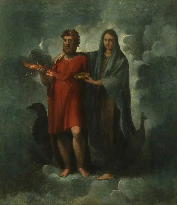 Júpiter e Juno - Rafael Sanzio
