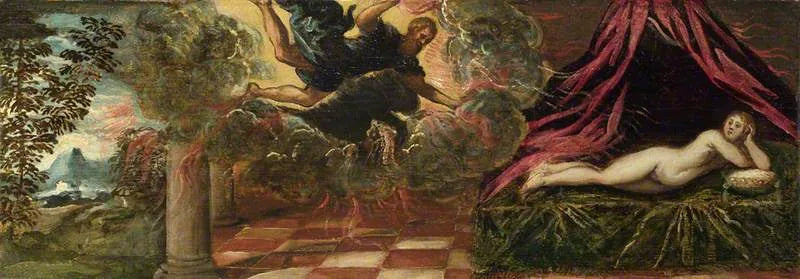 Júpiter e Sêmele - Jacopo Tintoretto