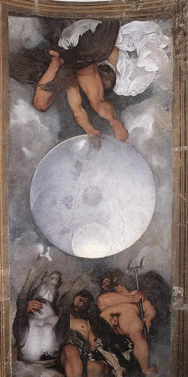 Júpiter, Netuno e Plutão - Caravaggio
