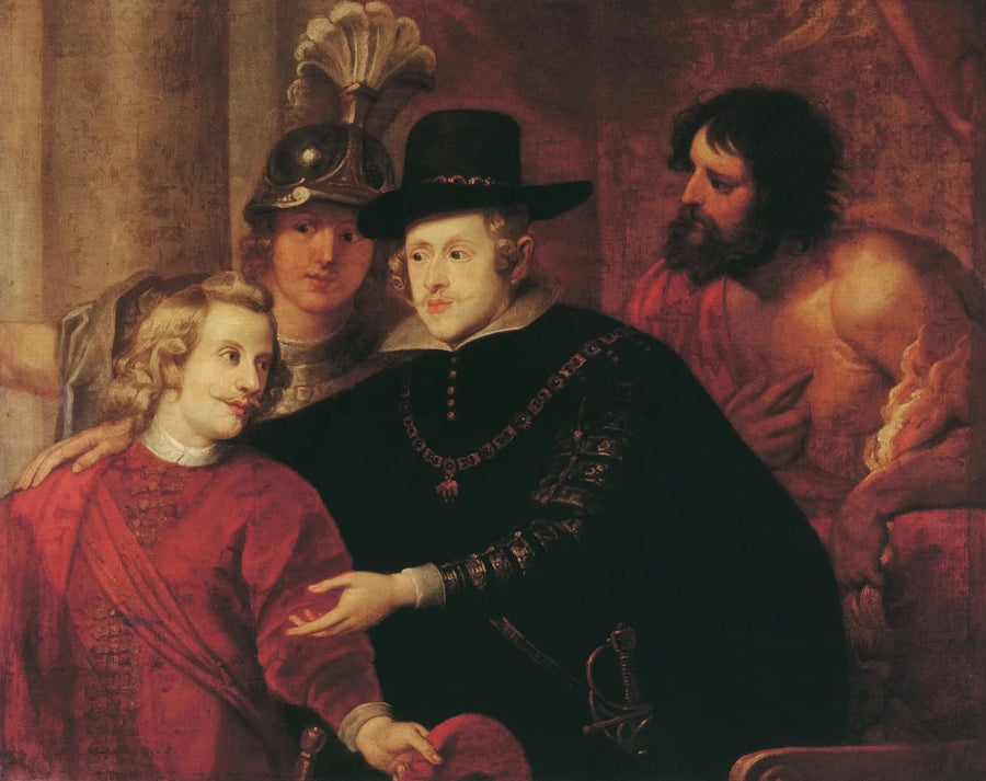 Cardeal Infante Fernando se despede de seu irmão rei Filipe IV - Peter Paul Rubens