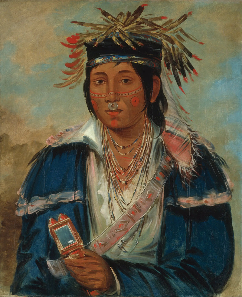 Kee-mo-rá-nia, sem inglês, um dândi - George Catlin