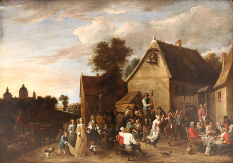 Festa flamenca - David Teniers, o Jovem