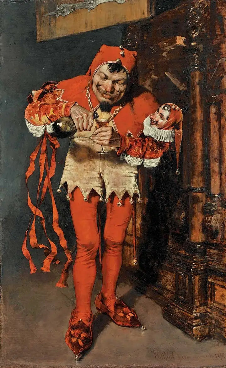 "Keying Up" - O bufão da corte - William Merritt Chase