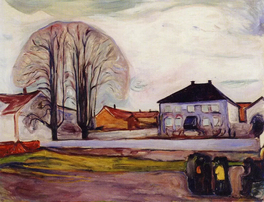 Kiøsterudgården em Åsgårdstrand - Edvard Munch