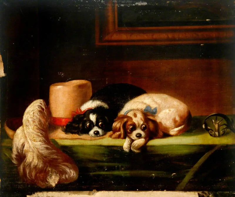 Spaniels de Charles II (« Os animais de estimação do cavaleiro ») - Edwin Henry Landseer