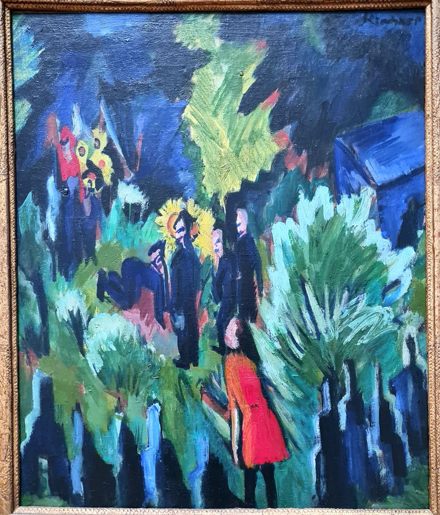 Jardin Graef à Iéna - Ernst Ludwig Kirchner