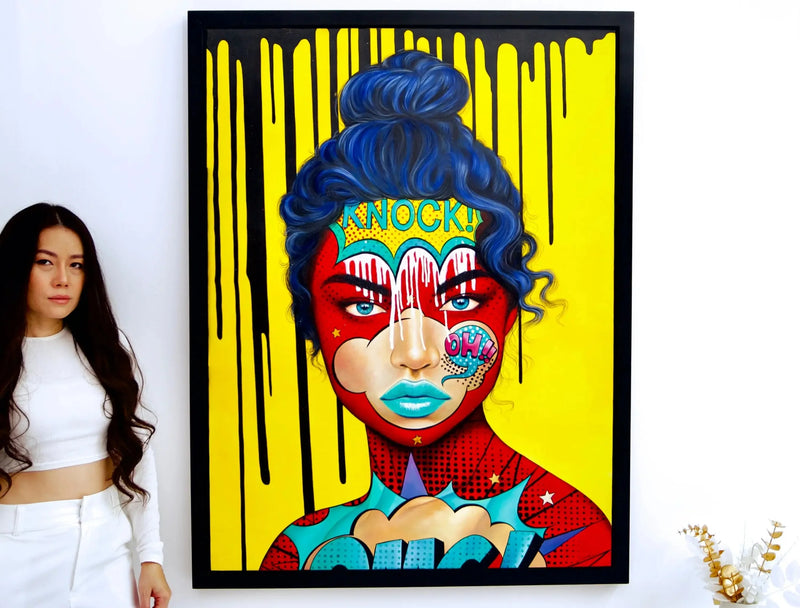 Bater! Arte pop | 90 x 120 cm