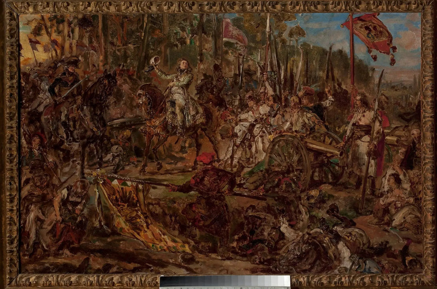 Kościuszko em Racławice, esboço - Jan Matejko