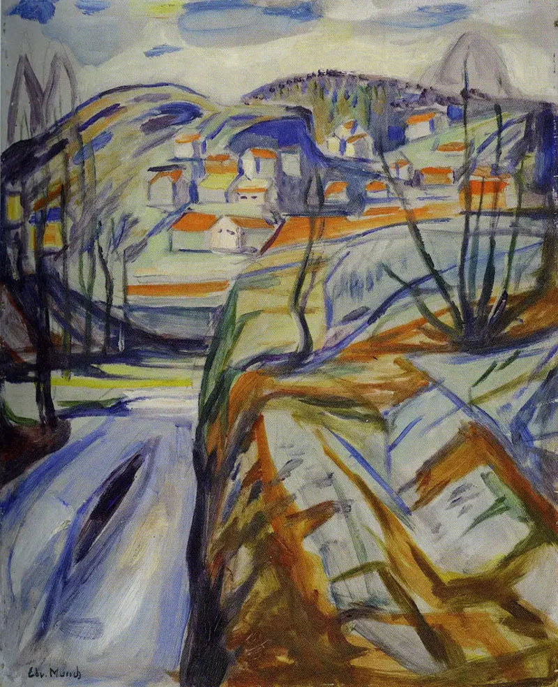 Kragerø na primavera - Edvard Munch