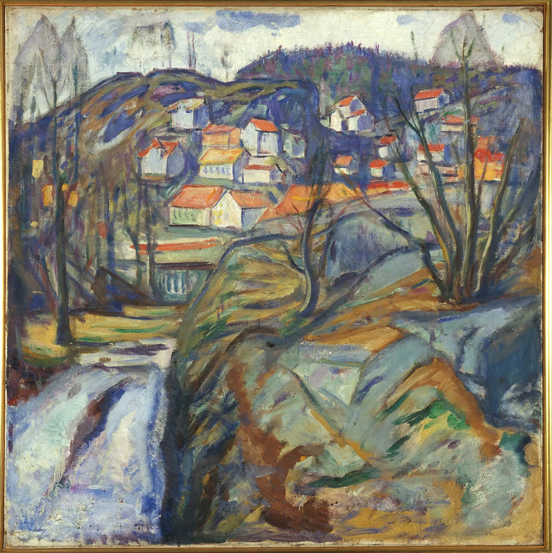 Kragerø na primavera - Edvard Munch