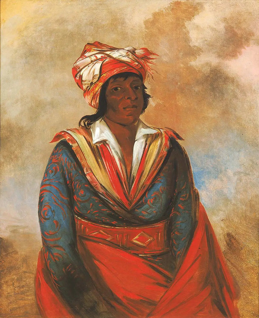 Kút-tee-o-túb-bee, Como ele matou?, um bravo reconhecido - George Catlin