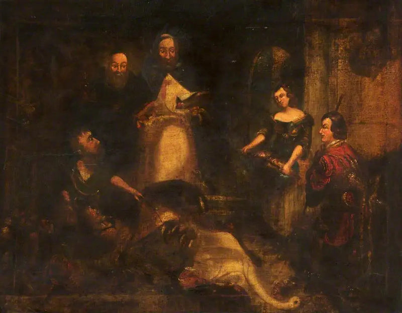 A abadia de Bolton nos tempos antigos - Edwin Henry Landseer