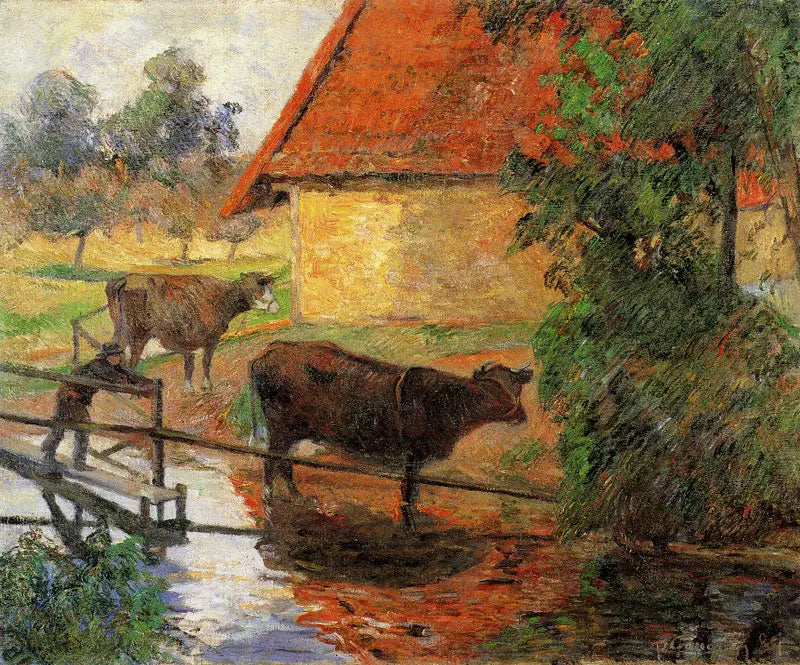 O Bebedouro I - Paul Gauguin