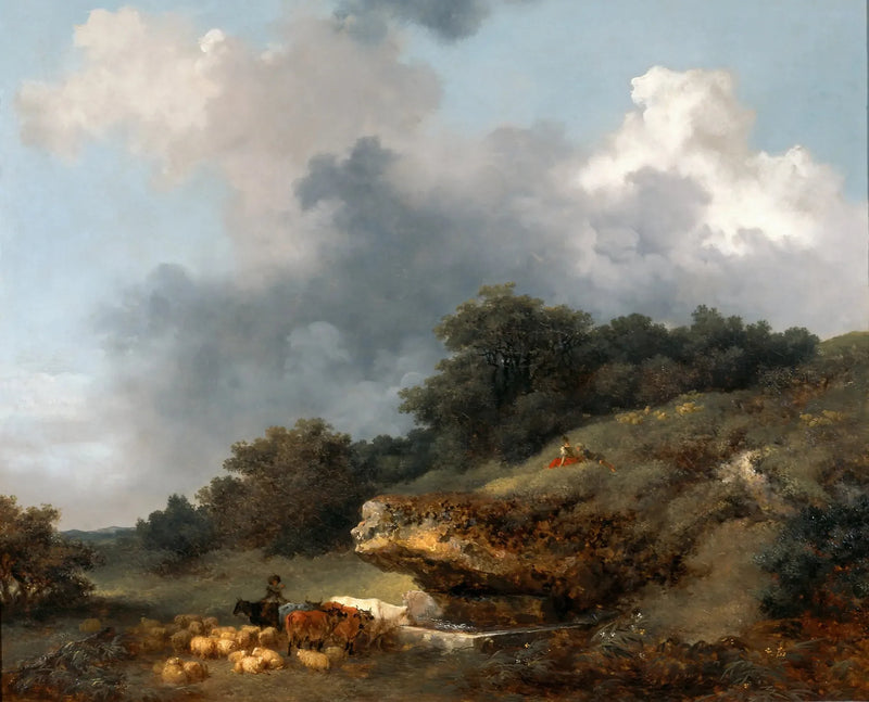 O Bebedouro - Jean-Honoré Fragonard