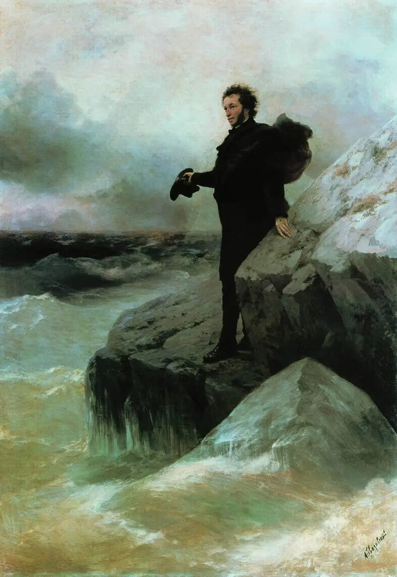 O Adeus ao Mar de Pouchkine - Ivan Aïvazovski