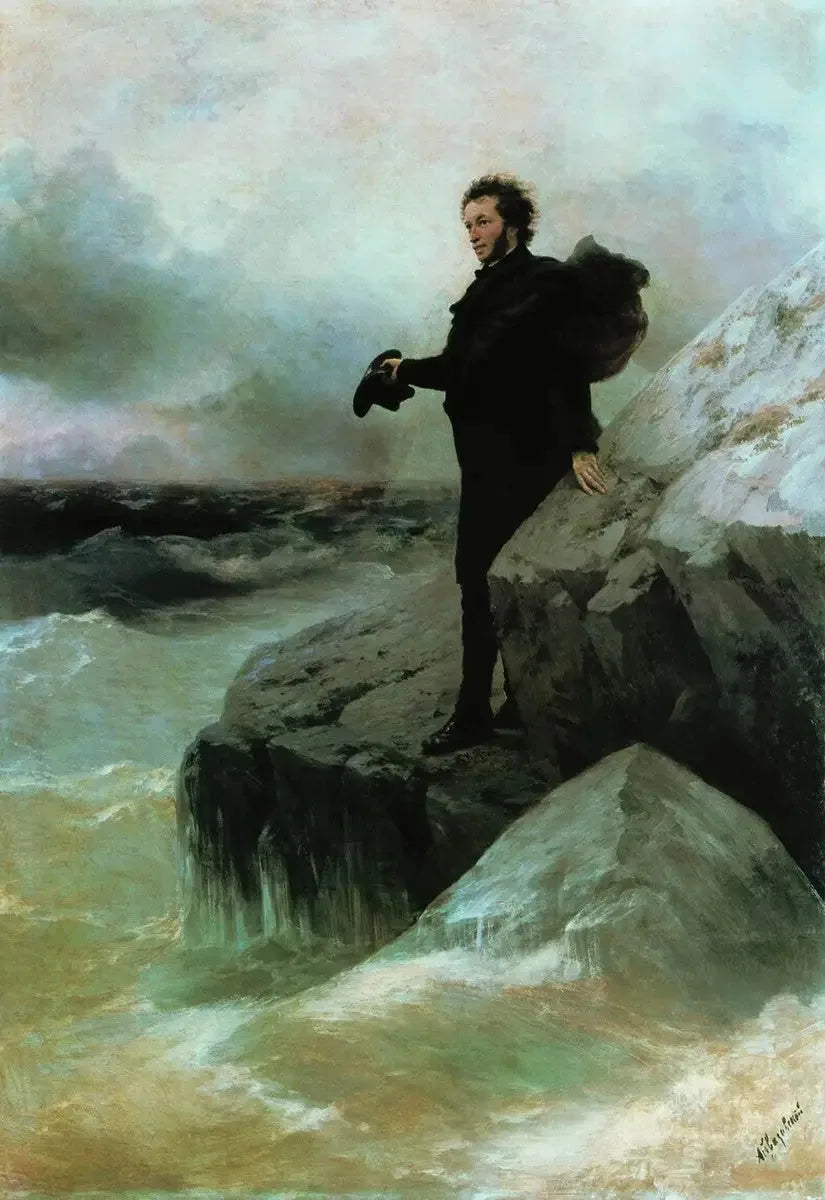 O Adeus ao Mar de Pouchkine - Ivan Aïvazovski