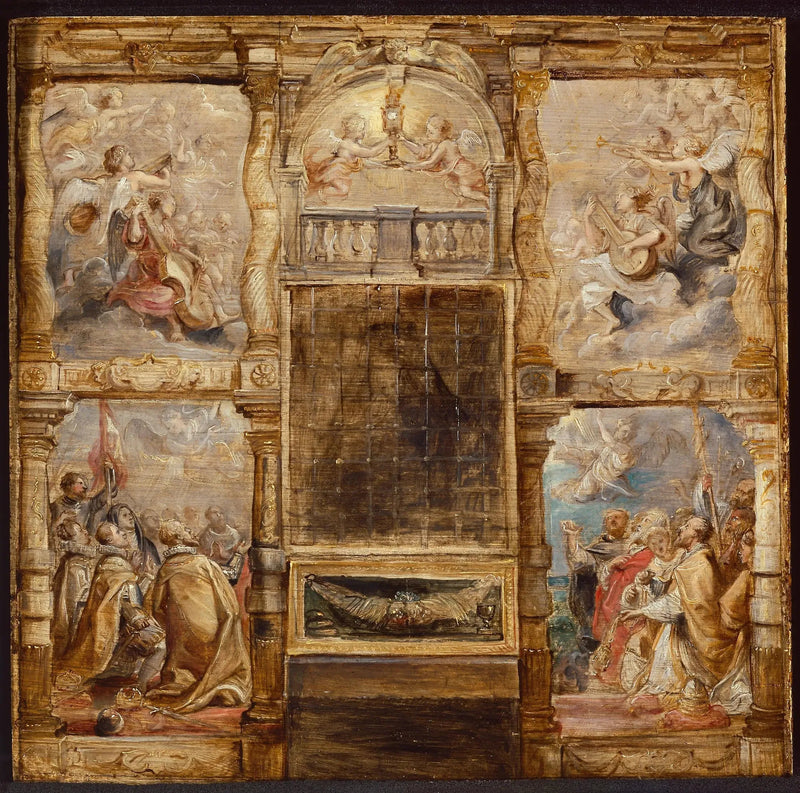 Adoração da Eucaristia - Peter Paul Rubens
