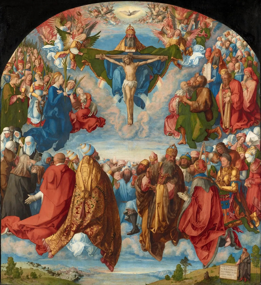 A Adoração da Santa Trindade - Albrecht Dürer