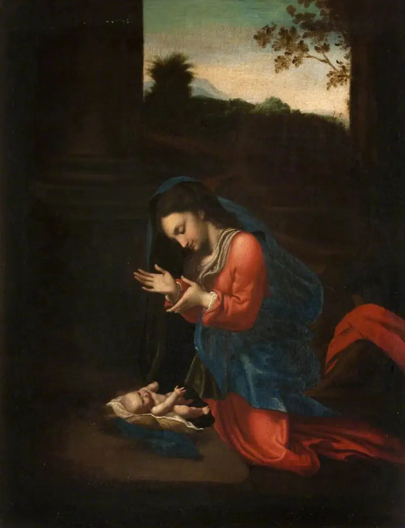 A Adoração da Virgem - Antonio da Correggio
