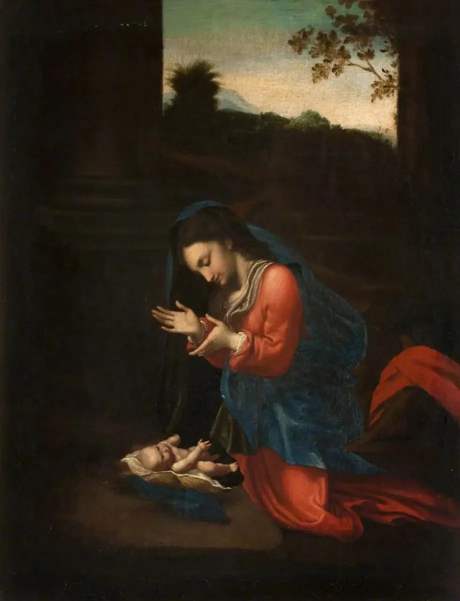 A Adoração da Virgem - Antonio da Correggio