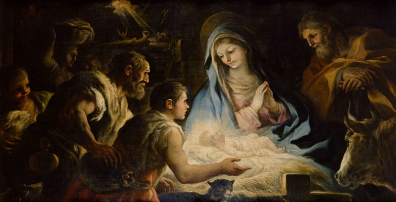 A Adoração dos Pastores (1696) - Luca Giordano
