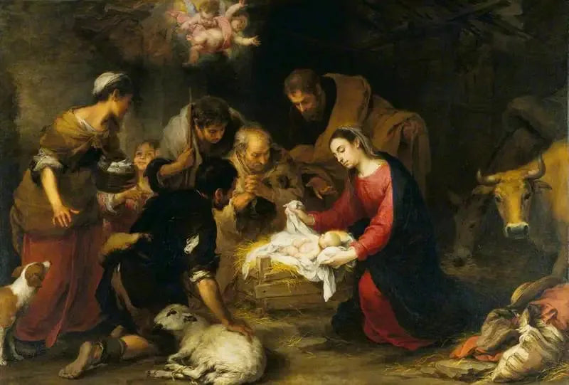 A Adoração dos Pastores - Bartolomé Esteban Murillo