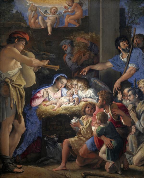 A Adoração dos Pastores - Domenichino