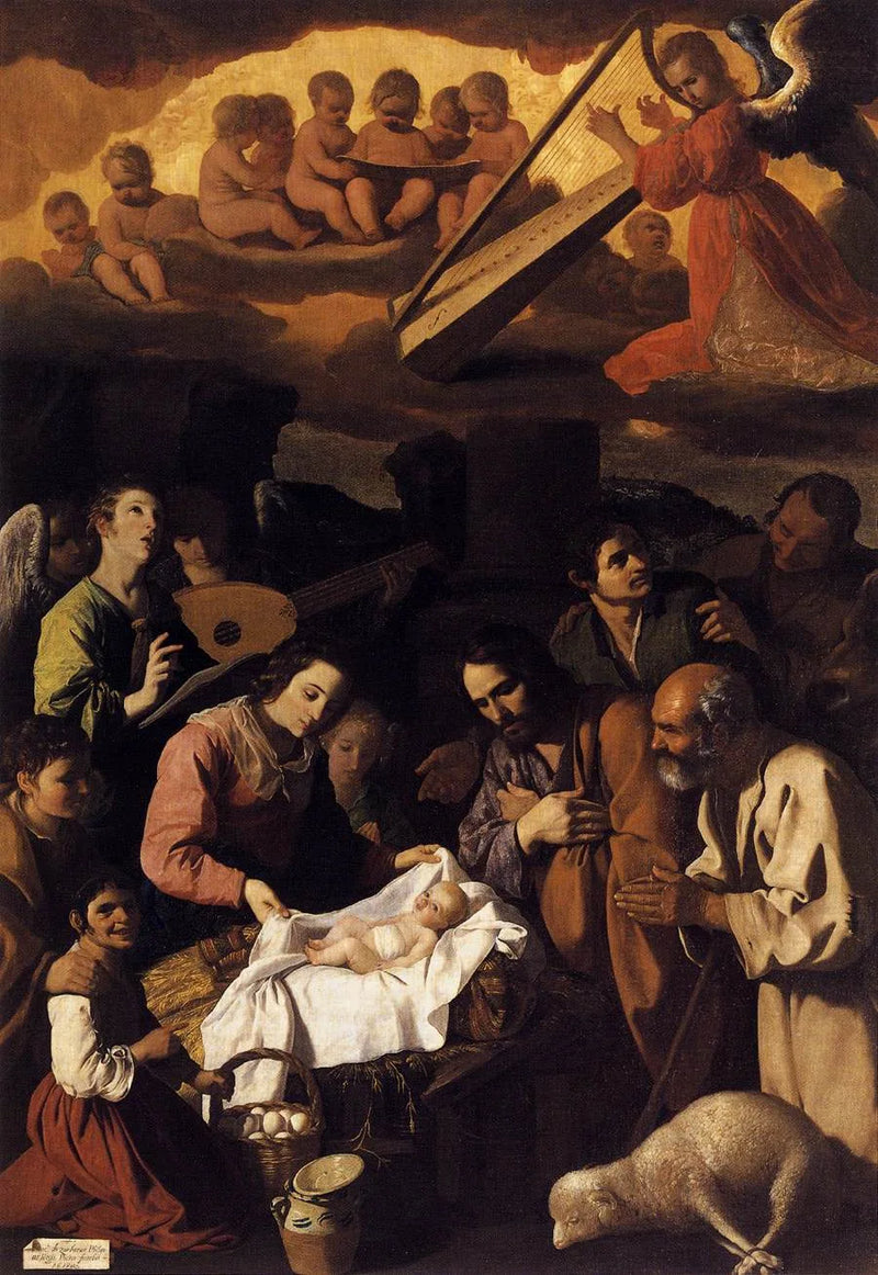 A Adoração dos pastores - Francisco de Zurbarán