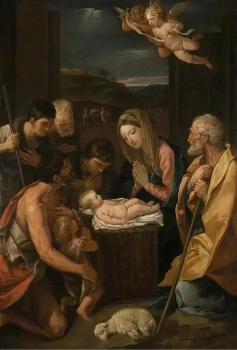 Adoração dos pastores - Guido Reni