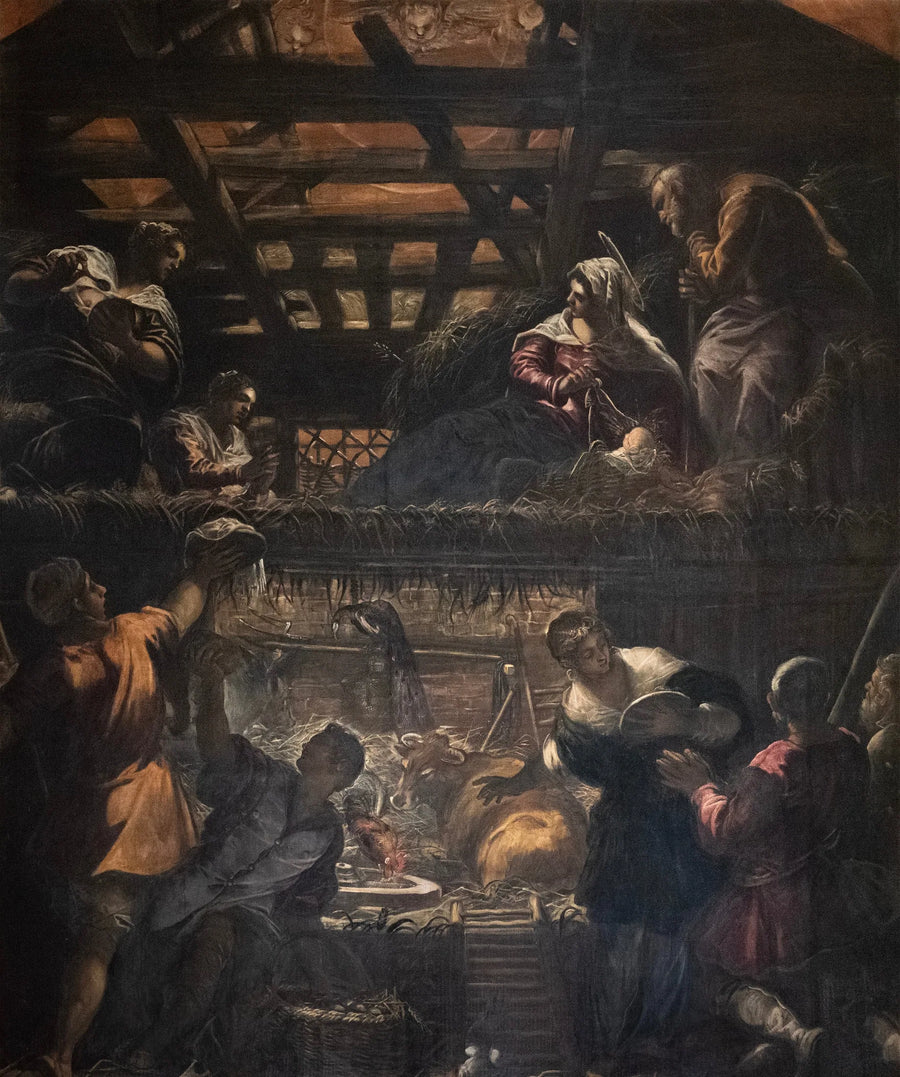 A Adoração dos Pastores - Jacopo Tintoretto