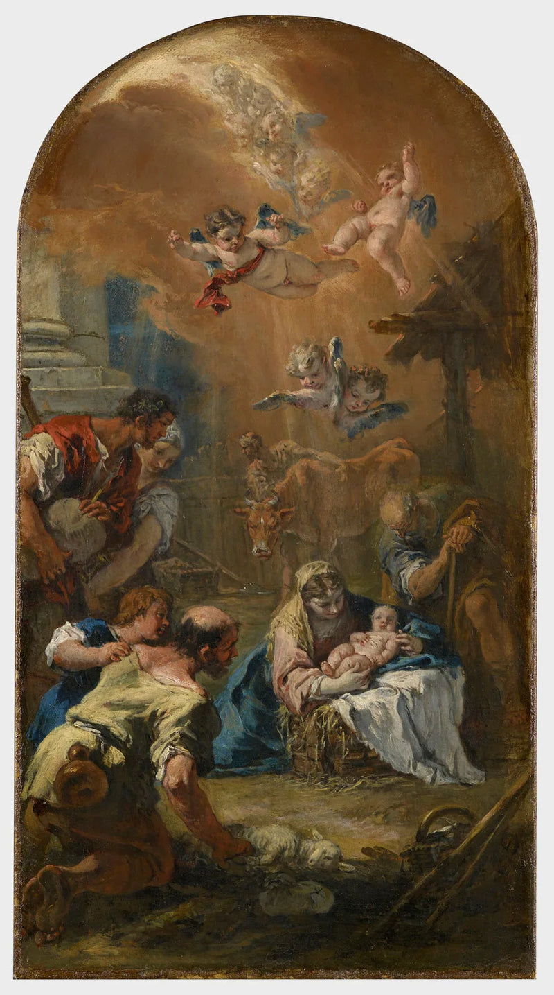 A Adoração dos Pastores - Sebastiano Ricci