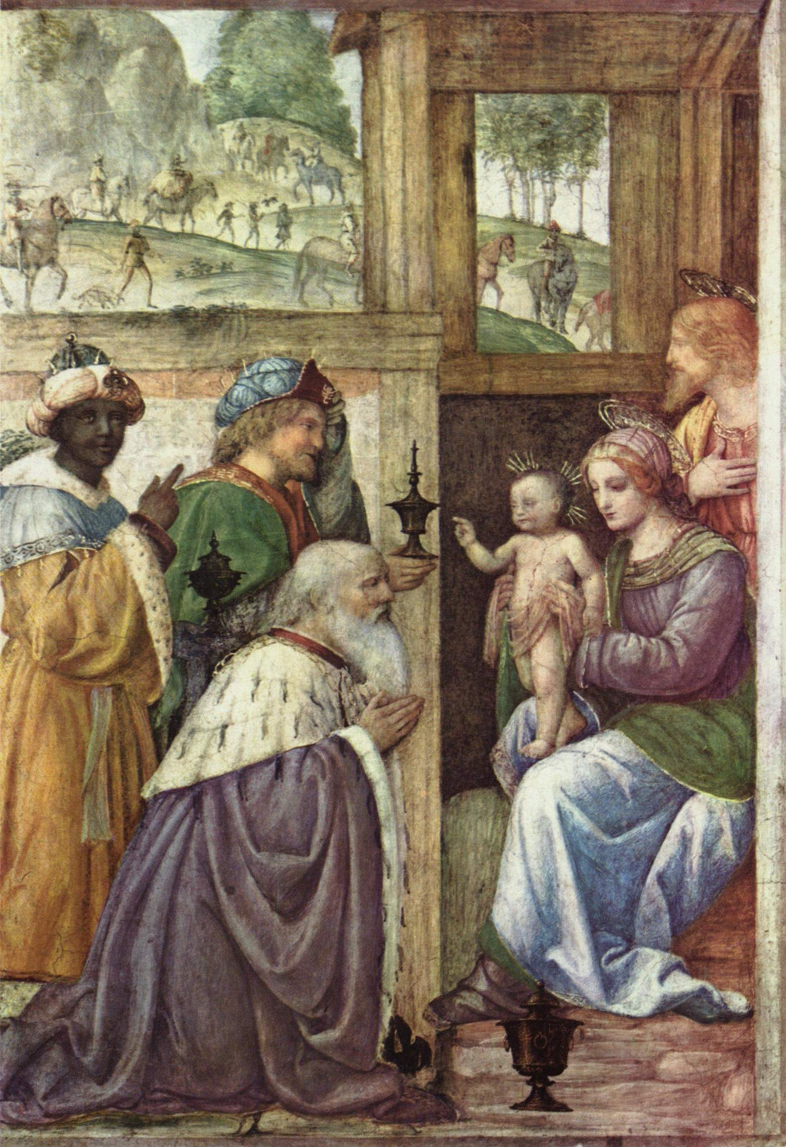 A Adoração dos Magos - Bernardino Luini
