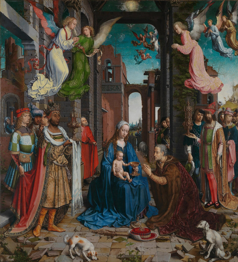 A Adoração dos Magos - Jan Gossaert