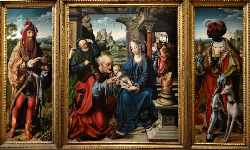 A Adoração dos Magos - Joos van Cleve
