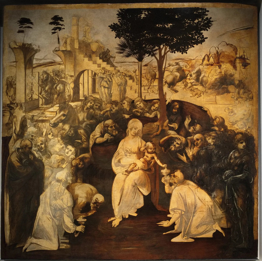 A Adoração dos Magos - Leonardo da Vinci
