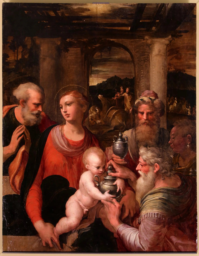 A Adoração dos Magos - Parmigianino