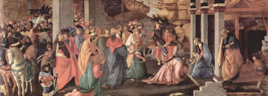 A Adoração dos Magos - Sandro Botticelli