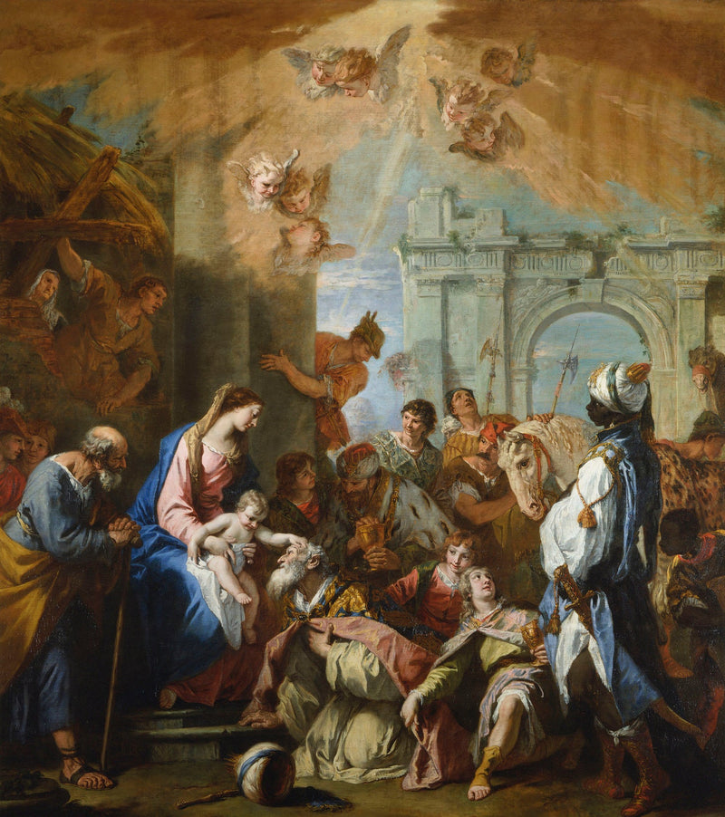 A Adoração dos Magos - Sebastiano Ricci